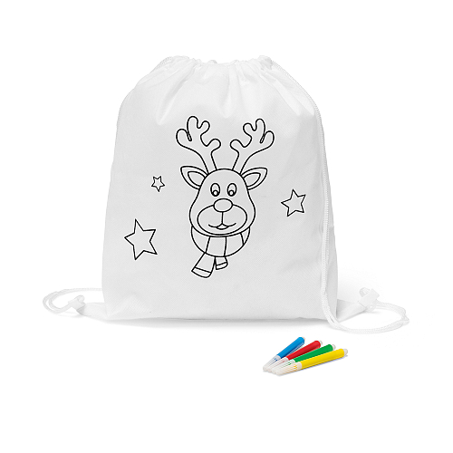 GLENCOE. Children's colouring drawstring bag 3